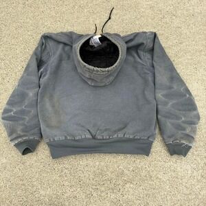 Beautiful STM Blue Vintage J244 hooded jacket with‎ beautiful faded honeycomb